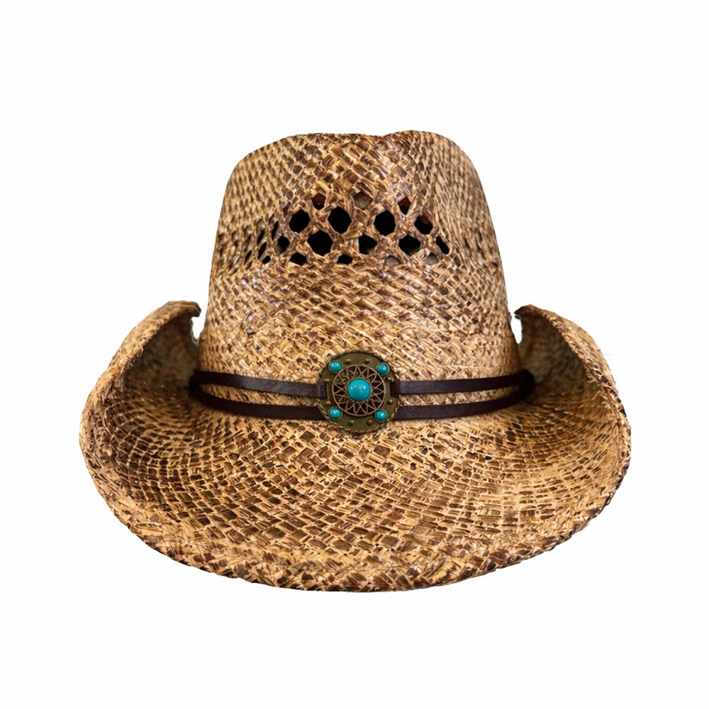 Hats - Anytime Raffia Cowboy
