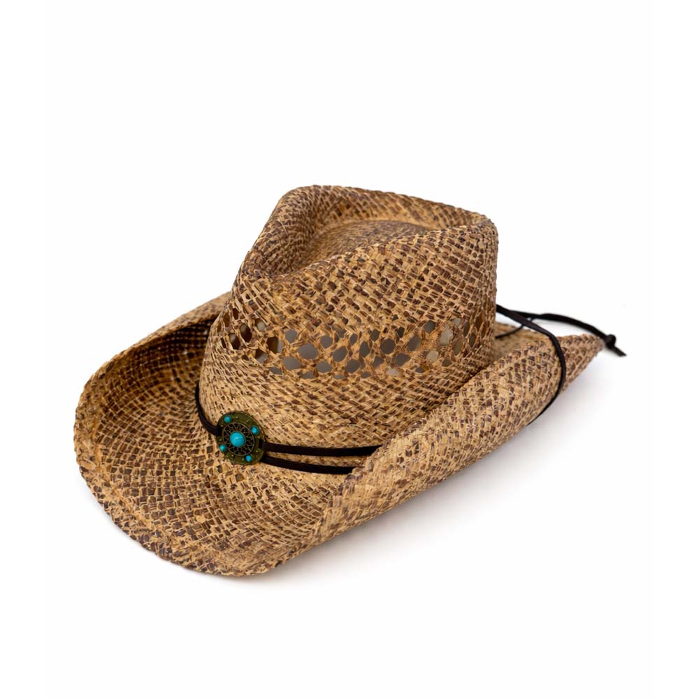 Hats - Anytime Raffia Cowboy