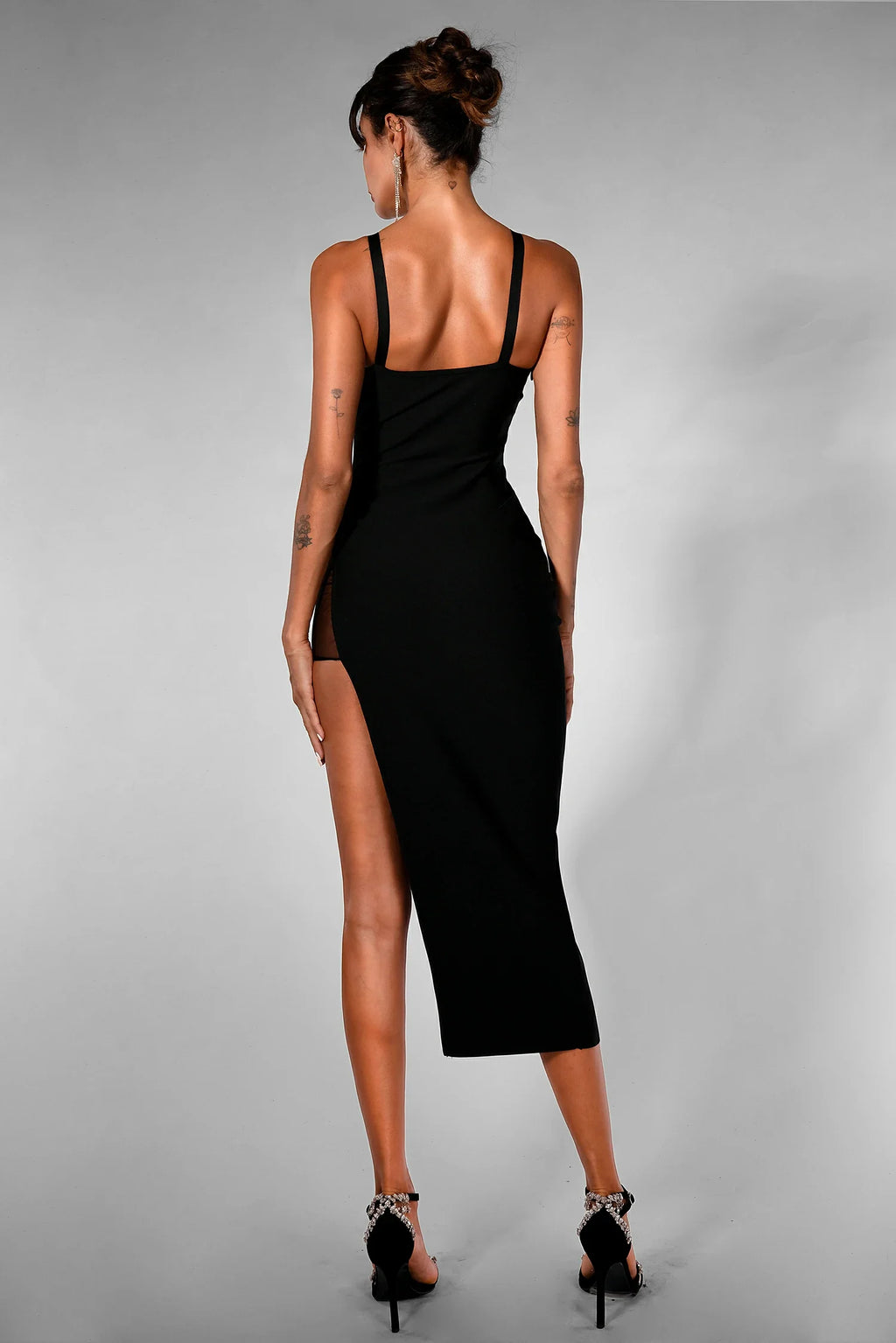 Braden Mesh Cutout See Through Dress