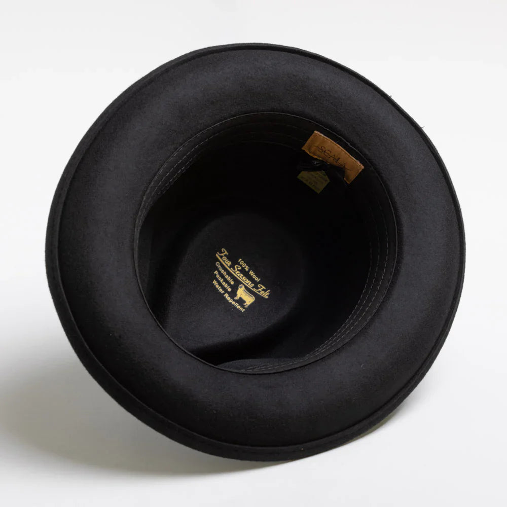 Scala - Bristol Classico Wool Felt Crushable Fedora