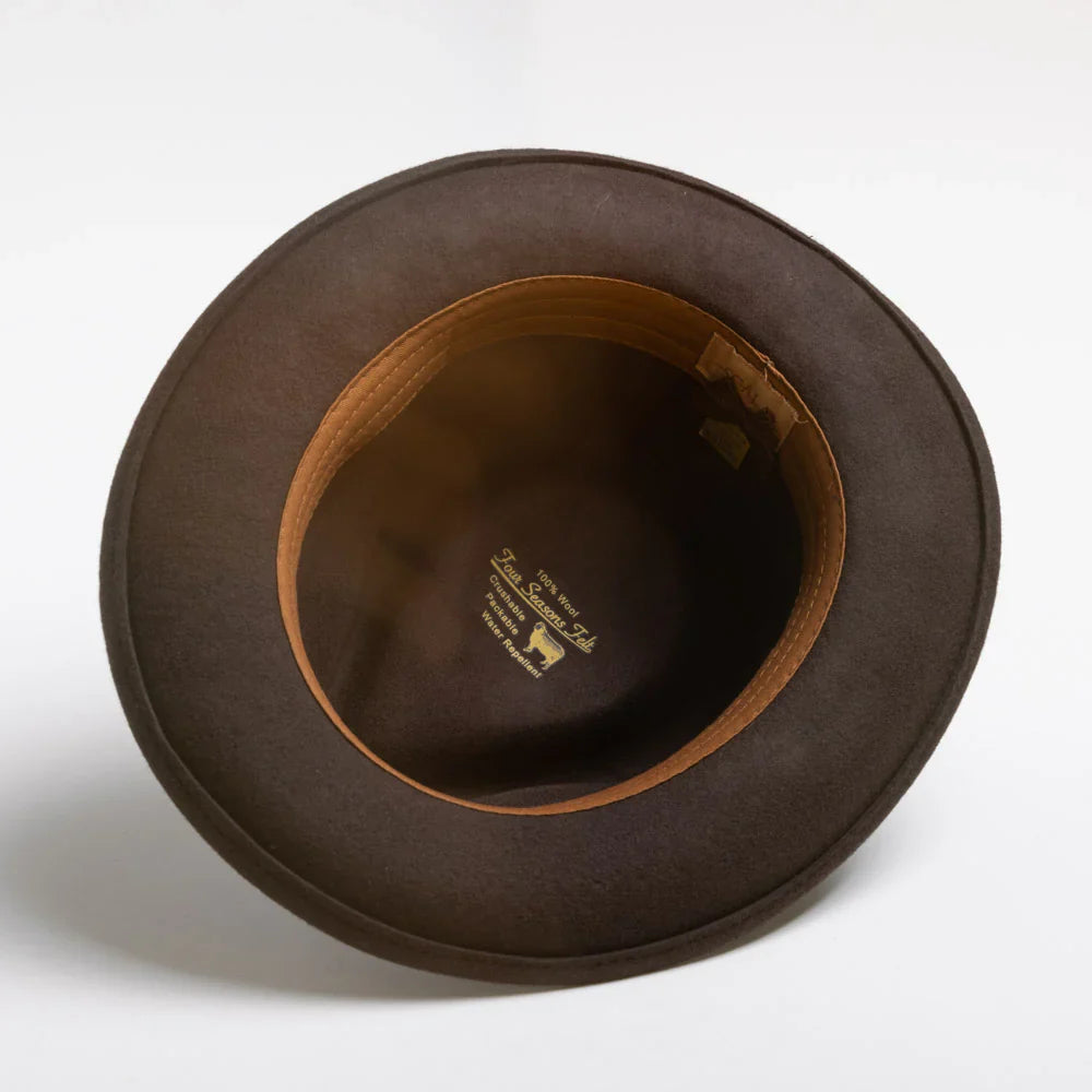 Scala - Bristol Classico Wool Felt Crushable Fedora