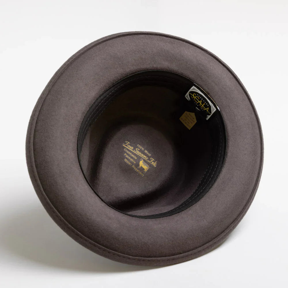 Scala - Bristol Classico Wool Felt Crushable Fedora