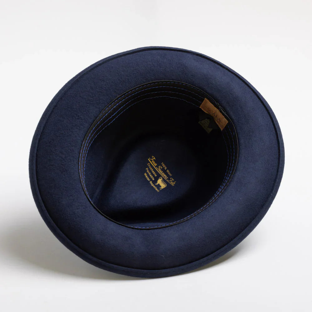 Scala - Bristol Classico Wool Felt Crushable Fedora