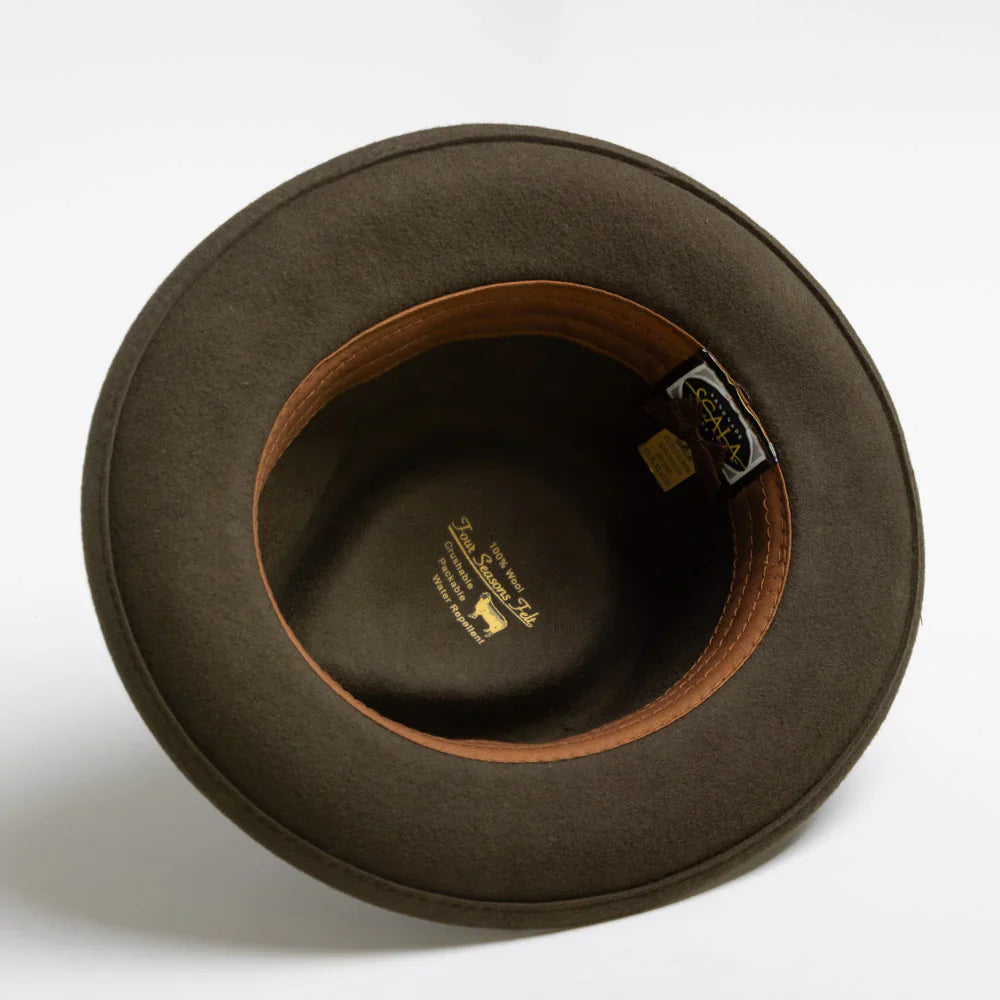 Scala - Bristol Classico Wool Felt Crushable Fedora