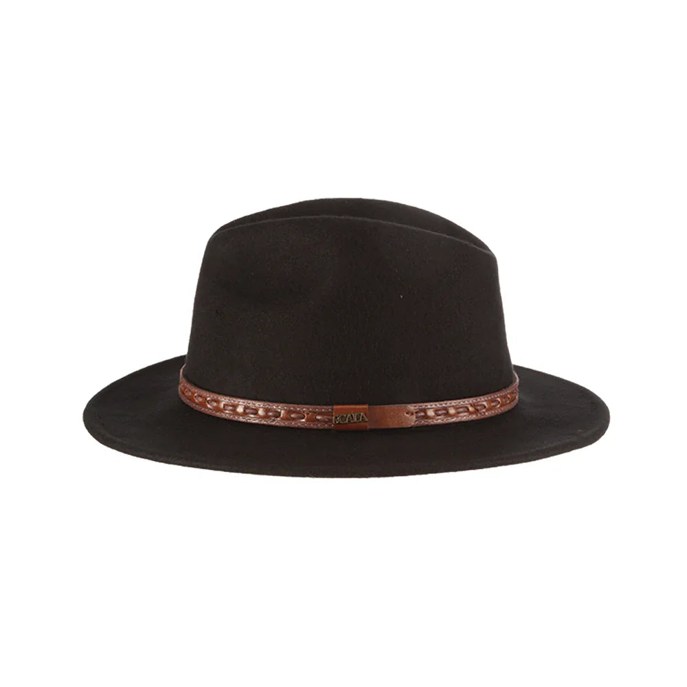 Scala- Richmond Felt Crushable Safari Hat