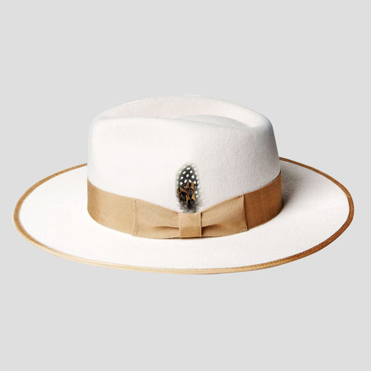 Vintage Vogue Ferguson Fedora Hat-Ivory