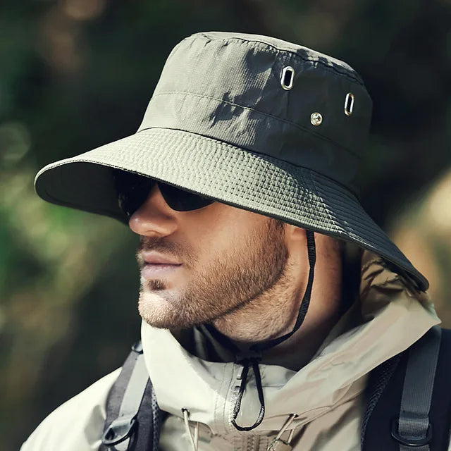 Women Men UPF 50+ Waterproof Wide Brim Fishing Hats