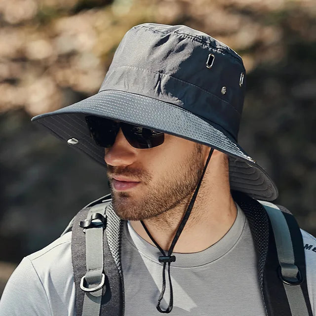 Women Men UPF 50+ Waterproof Wide Brim Fishing Hats