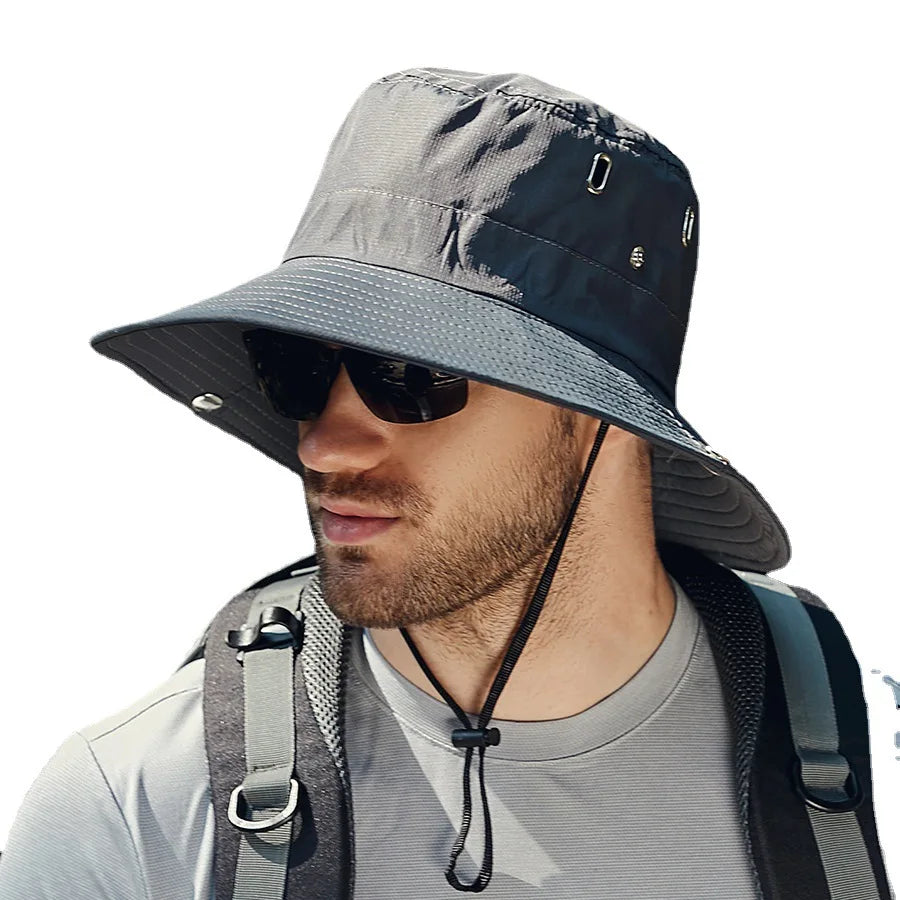 Women Men UPF 50+ Waterproof Wide Brim Fishing Hats
