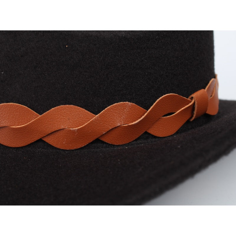 Classic Style Leather Hat band