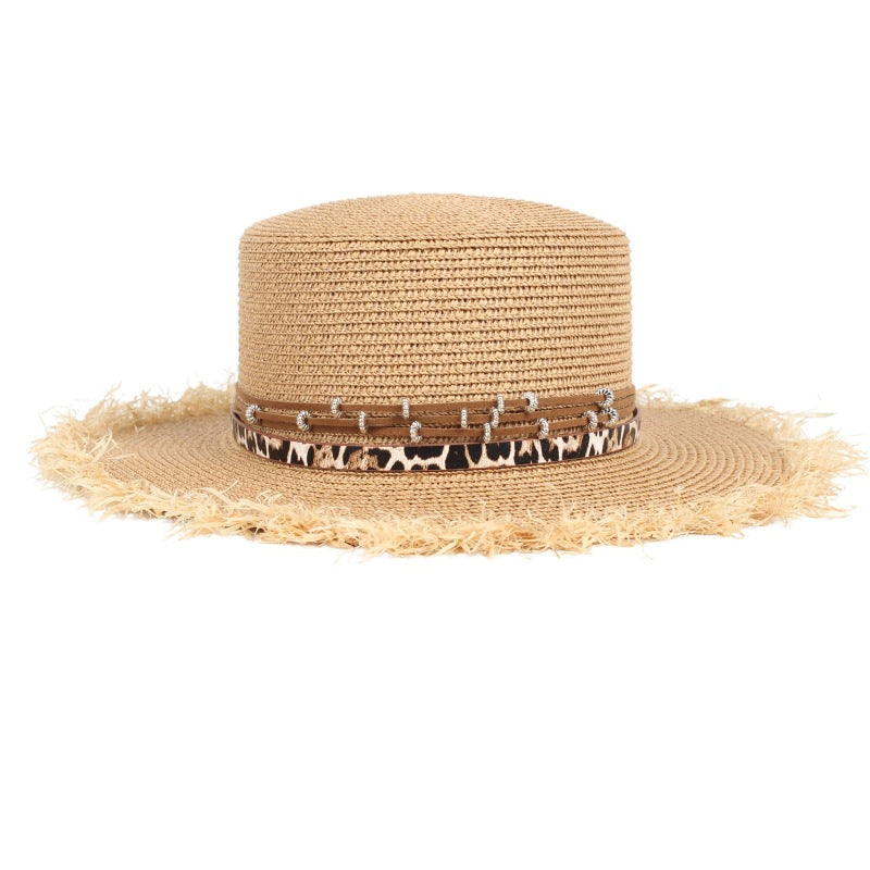 Woven Leopard Western Hat Bands