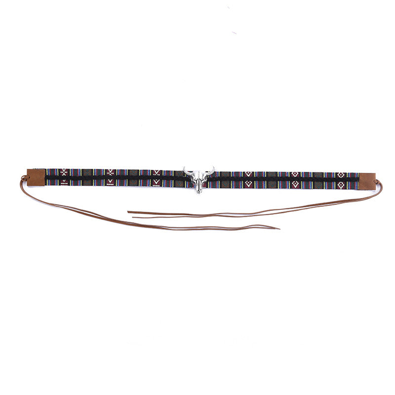 Bison Head Cowboy Hat Bands