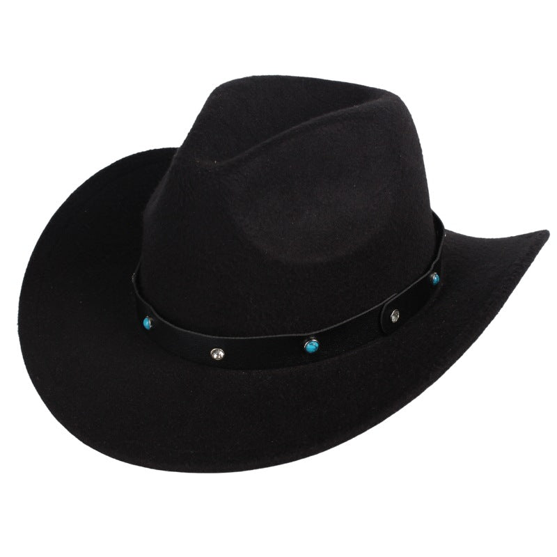 Leather Turquoise Hat Bands