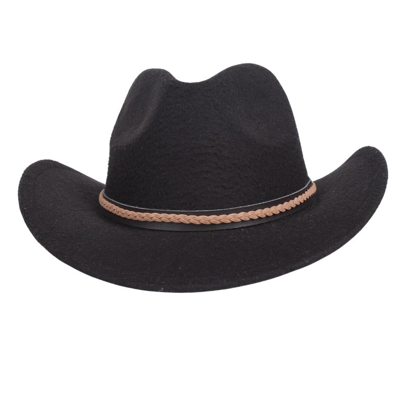 Boho Chic Style: Braided Leather Hatband