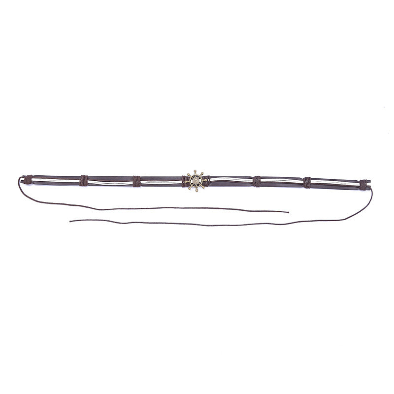Woven Leather Decorative Hat Bands