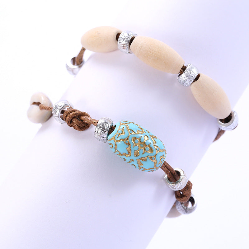Cowboy Beaded Leather Hat Bands