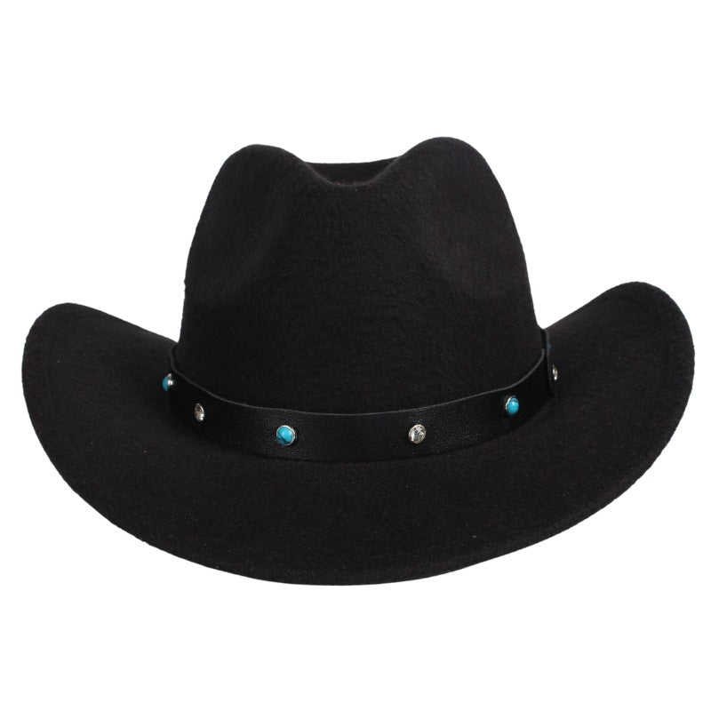 Leather Turquoise Hat Bands