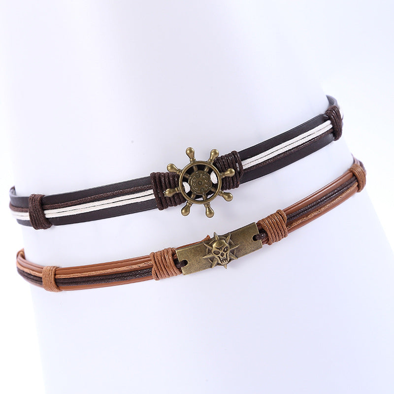 Woven Leather Decorative Hat Bands