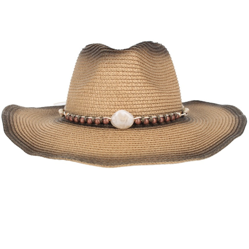 Colorful Beaded Hat Accessory