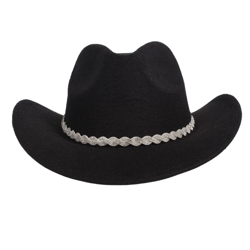 Woven Rhinestone Western Hat Bands