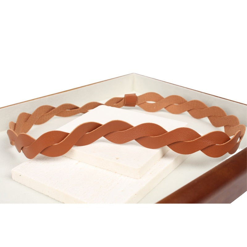 Classic Style Leather Hat band