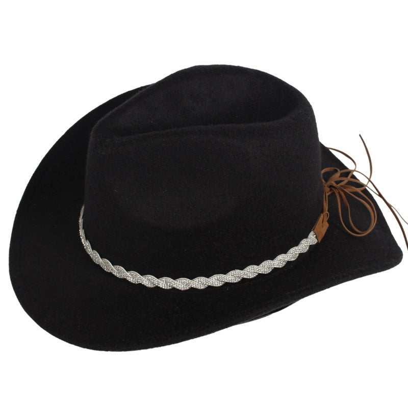 Woven Rhinestone Western Hat Bands