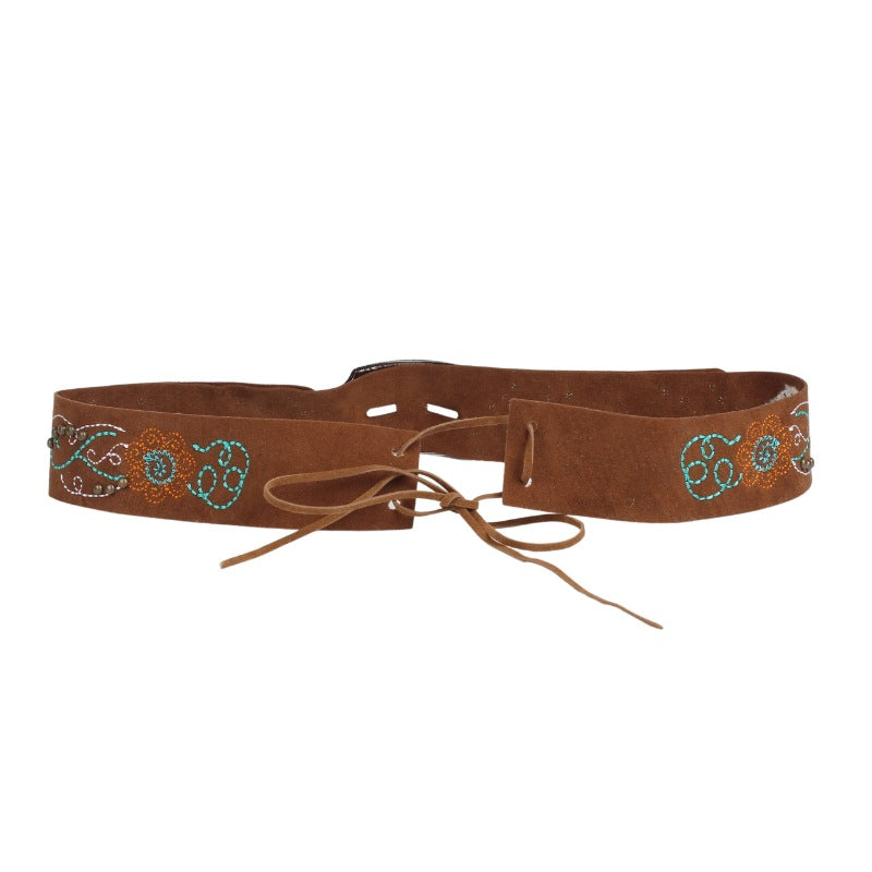 Red Stone Leather Hat Bands