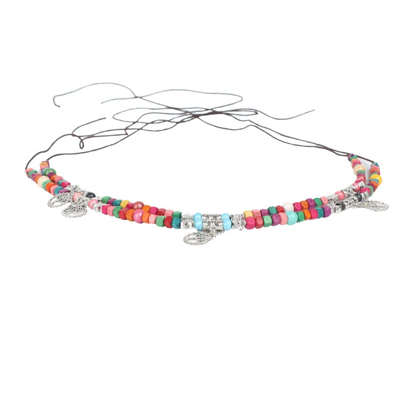 Bohemian Hat Band with Beads