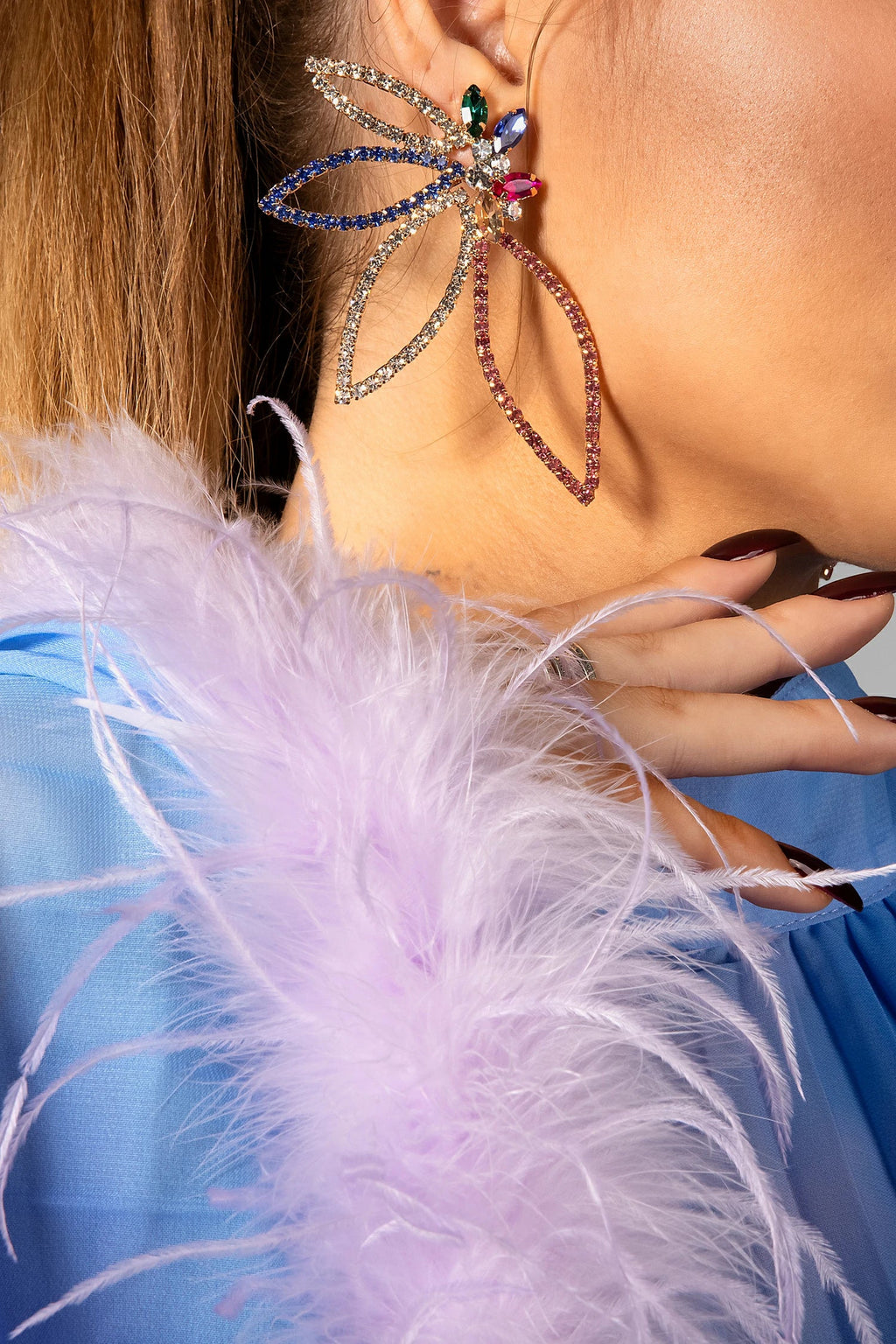 Cala Floral Diamond Earrings