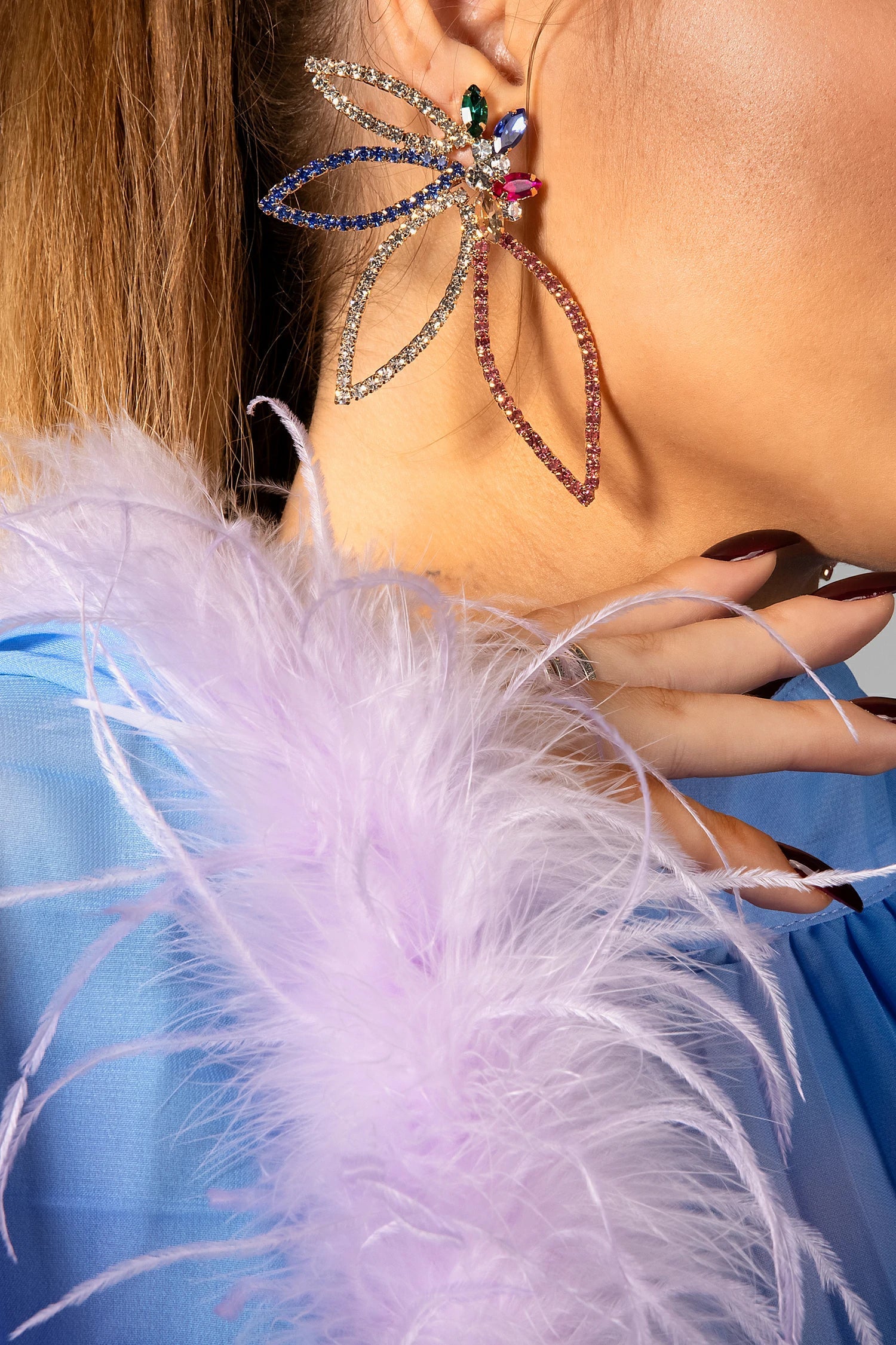 Cala Floral Diamond Earrings