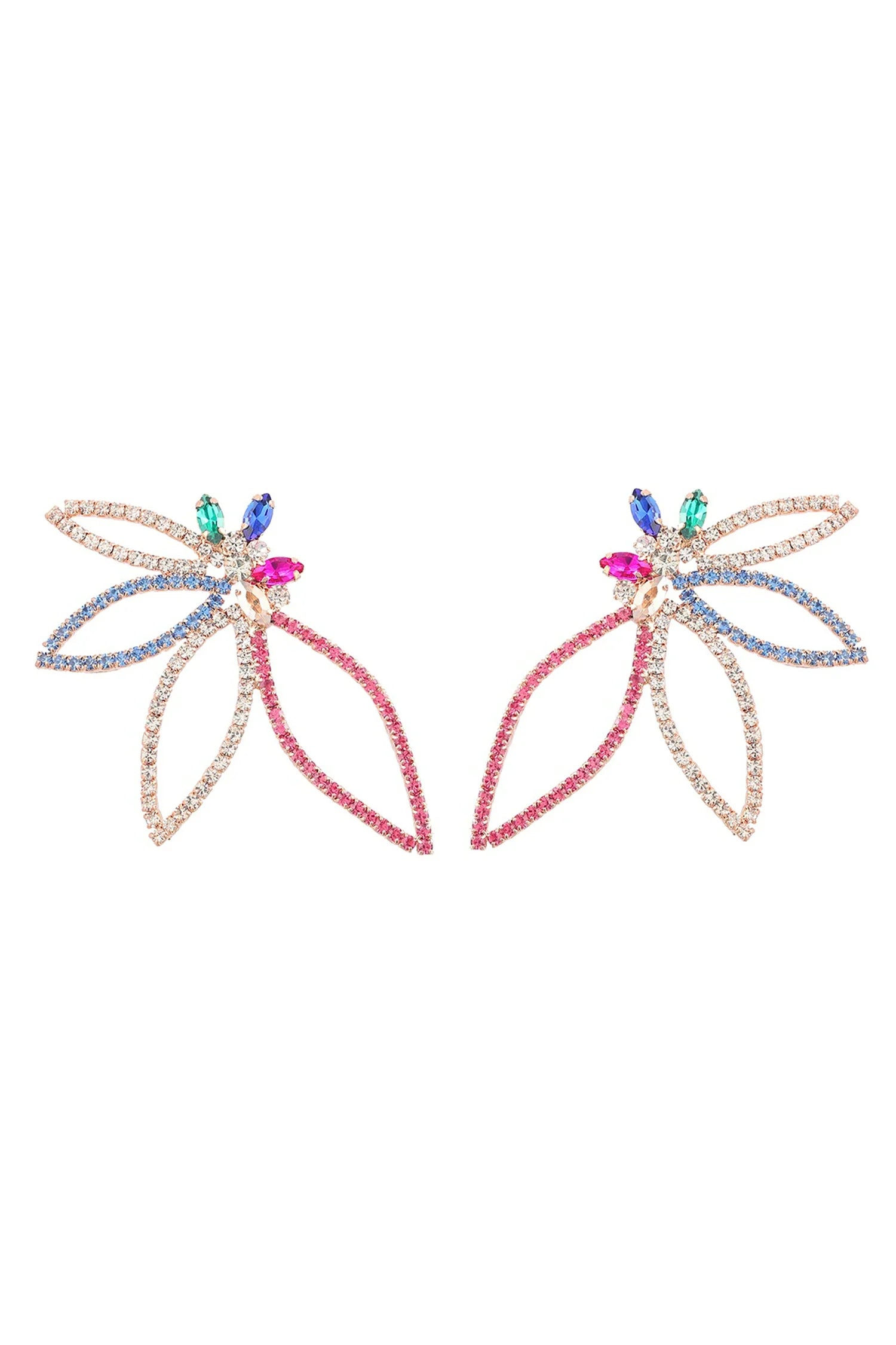 Cala Floral Diamond Earrings