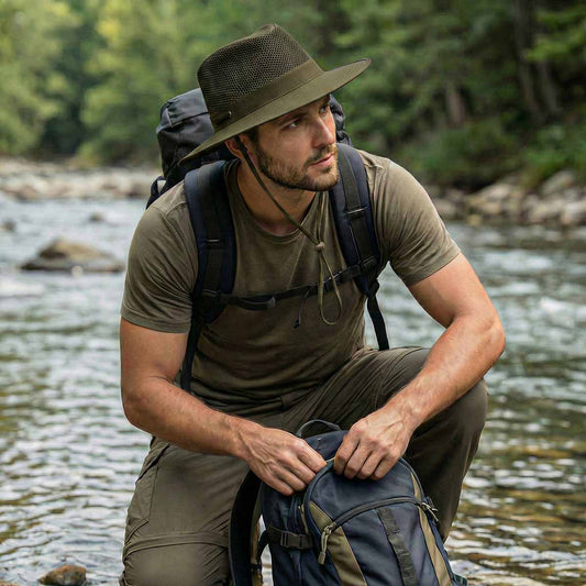 Saint Martin - Outdoor Safari Hat with Mesh