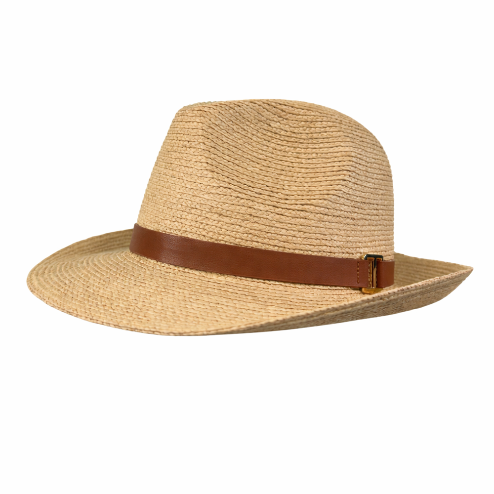 Scala - Lena Braided Raffia Fedora