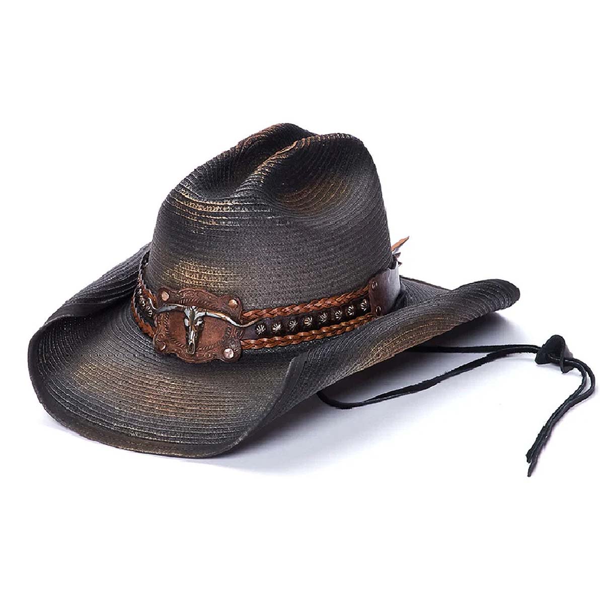 Stampede Hats - Wrangler Longhorn Buckle
