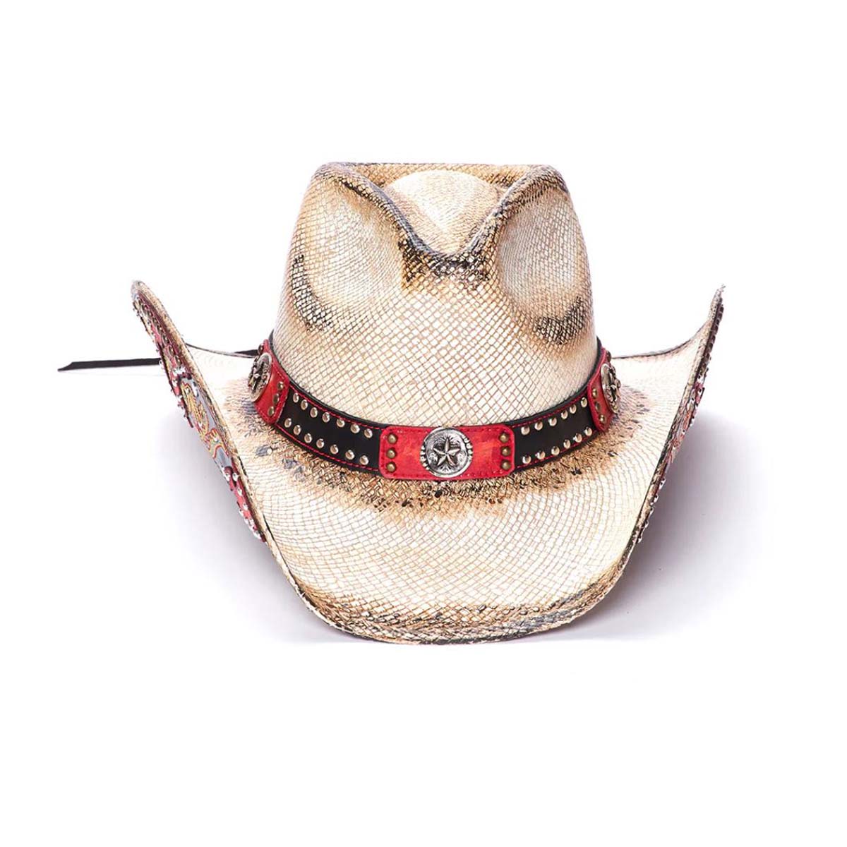 Stampede Hats - Red Rebel Star Buckle Cowboy Hat