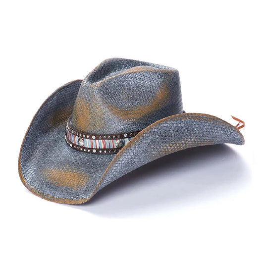 Stampede Hats - Buckers Silver Studs Cowboy Hat