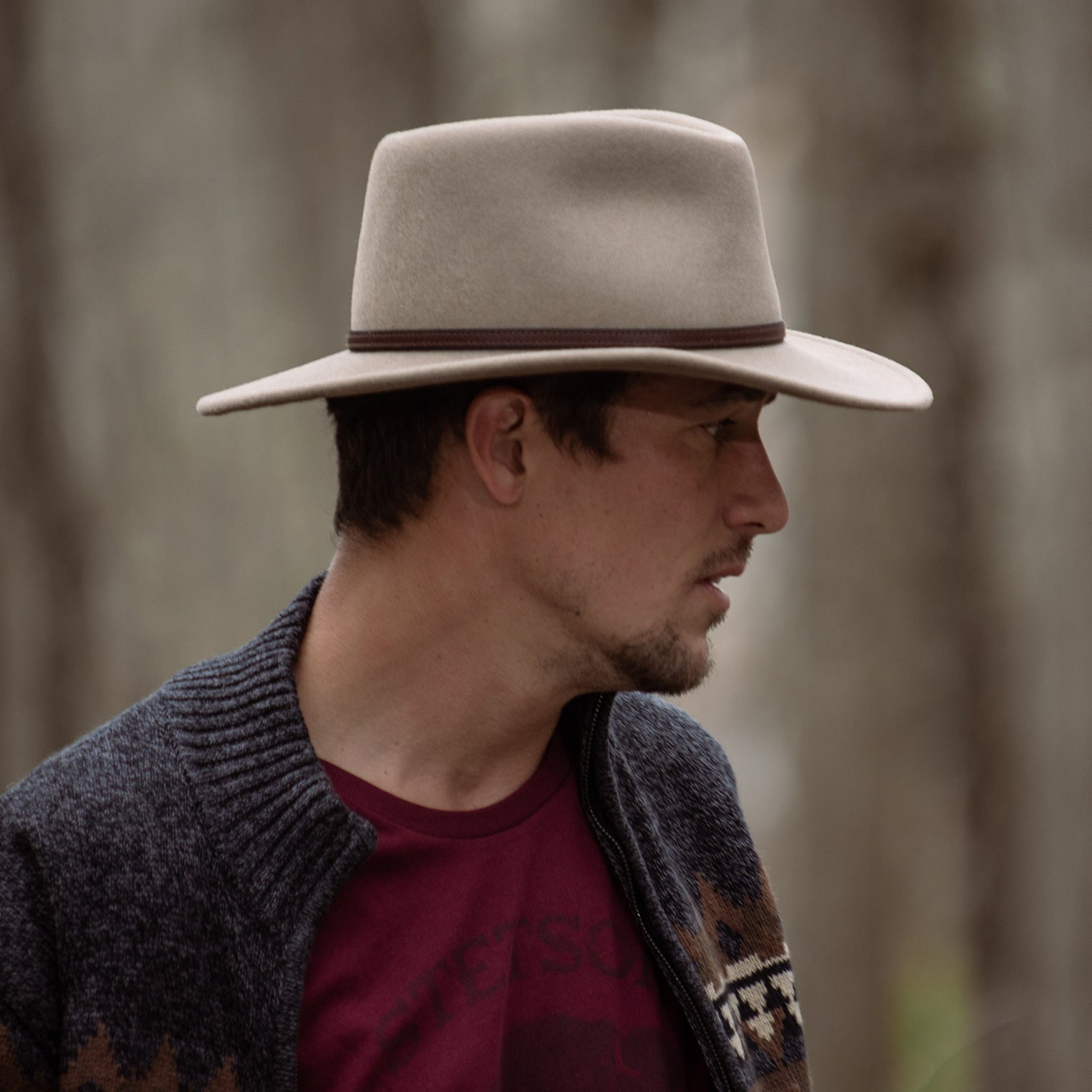 Bozeman Outdoor Felt Hat-Mushroom