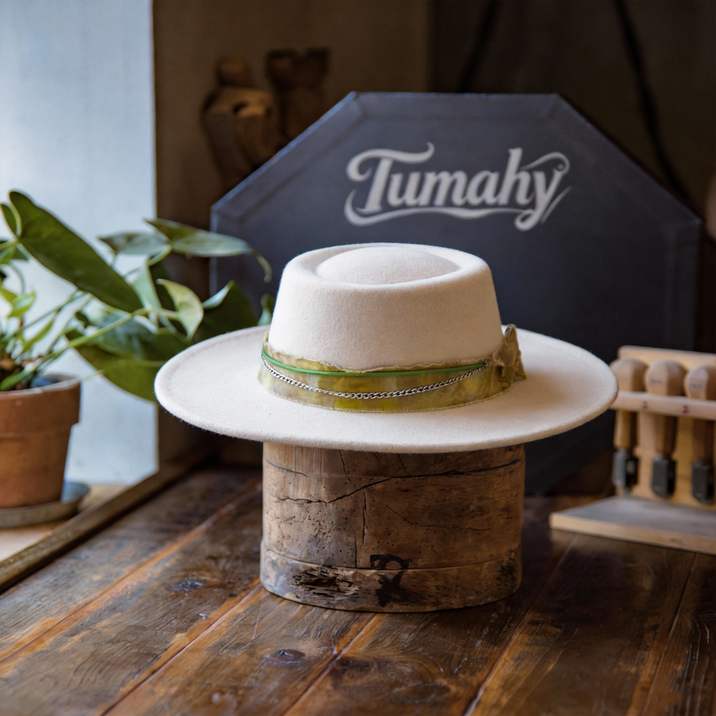 Timeless Felt Boater Hat