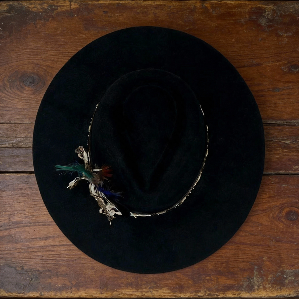 Black Timeless Felt Fedora Hat for Everyday Wear