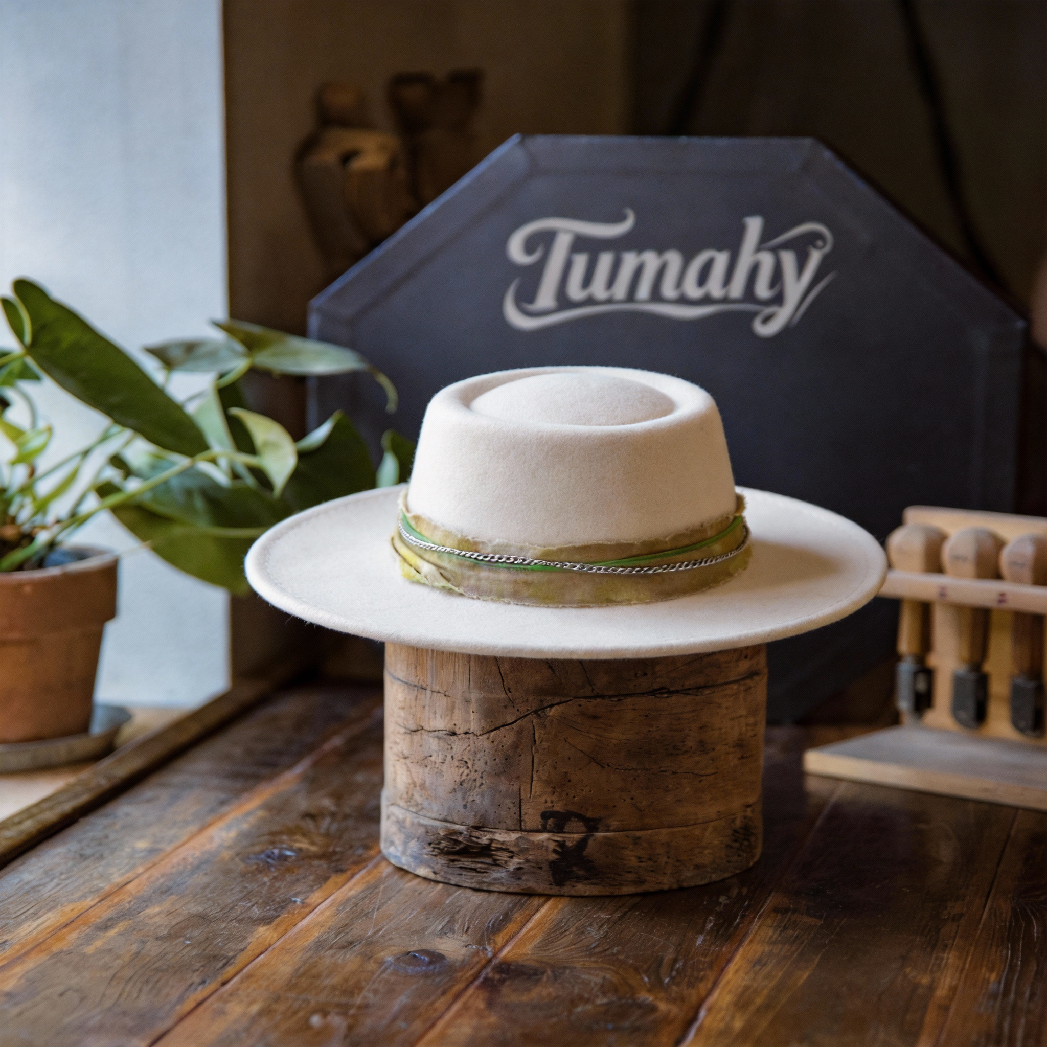Timeless Felt Boater Hat