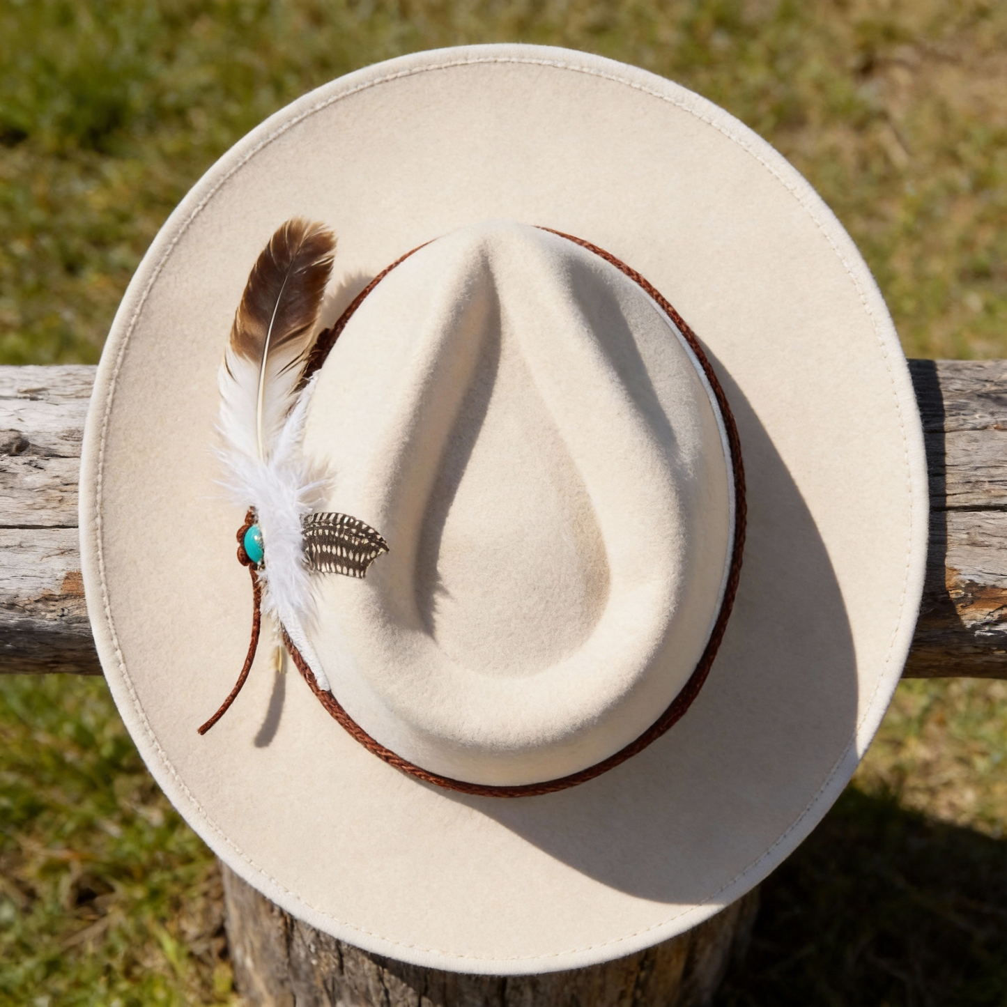 White Elegant Felt Fedora Hat for Any Season