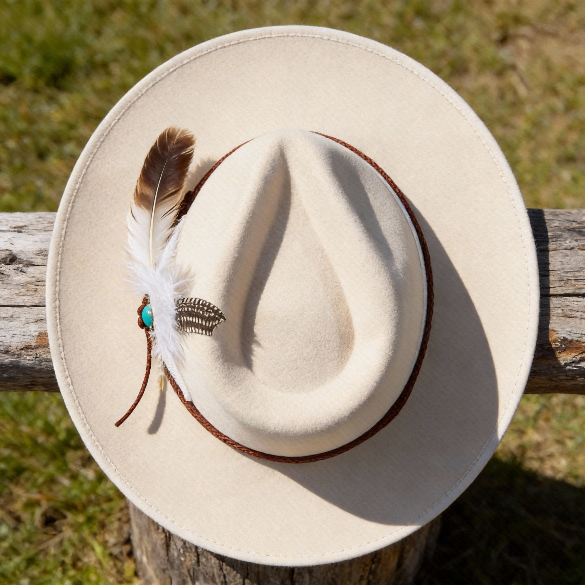 White Elegant Felt Fedora Hat for Any Season