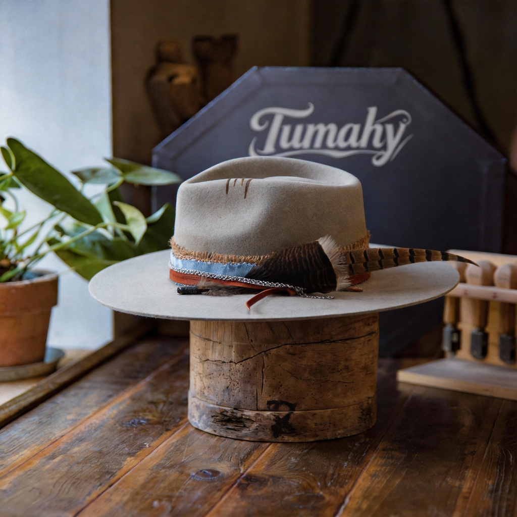 Modern Classic Felt Flat Brim Fedora Hat