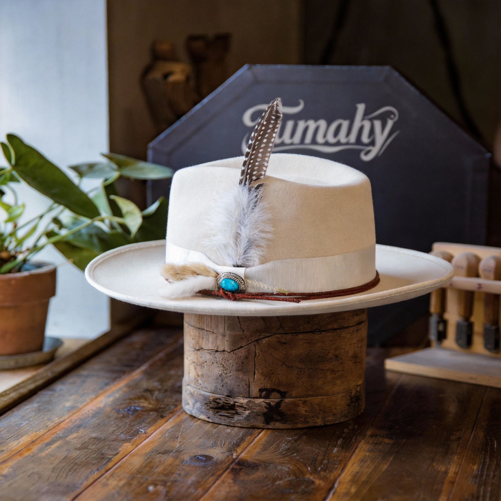 White Elegant Felt Fedora Hat for Any Season