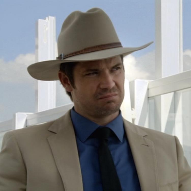 Justified 2010 Movie Felt Cowboy Hat Replica (Copy)