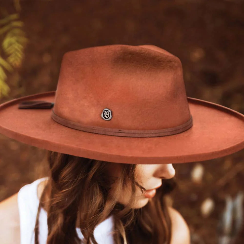 Biltmore - Rebel Heart Wool Felt Wide Brim Fedora Hat